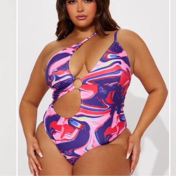 Bundle Colorful Swirl One-Piece Swimsuits - Picture 5 of 9